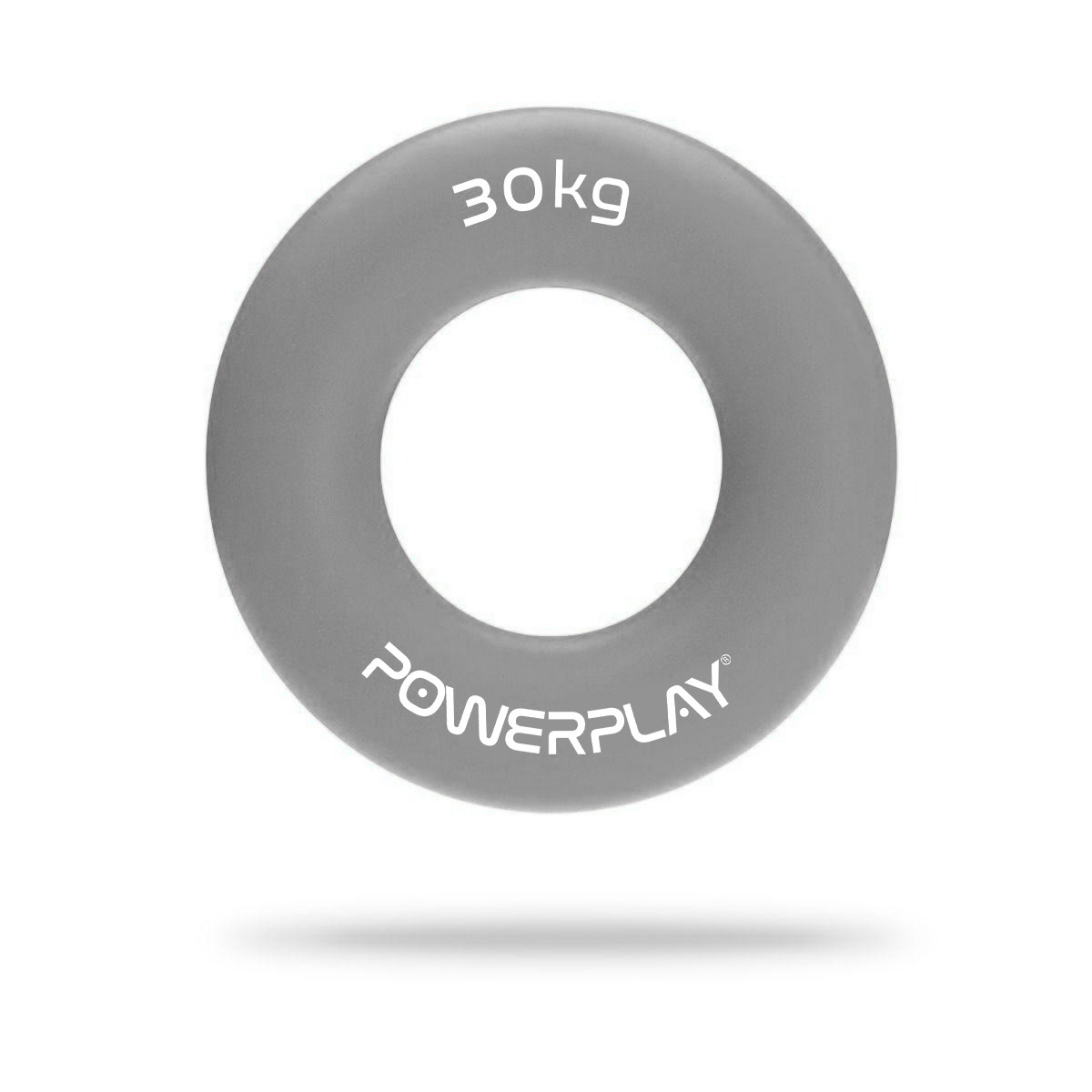 Еспандер кистьовий силіконовий PowerPlay PP-4324 Hand Grip Ring X-Hard 30 кг. Сірий, фото 1
