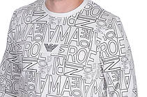 Світшот чоловічий Armani 24-24K-5036 білий, фото 5