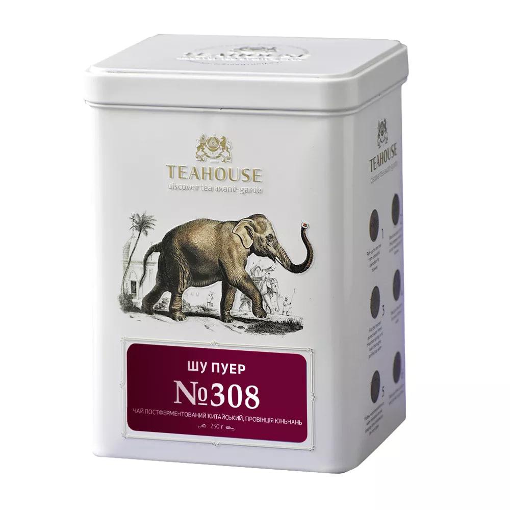 Чай розсипний Teahouse Шу Пуер в банці 250 г