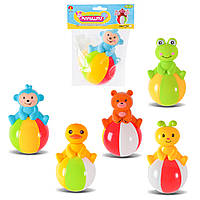 Неваляшка, 7 видів, в кор. 16*12*8 см (96 шт./2)