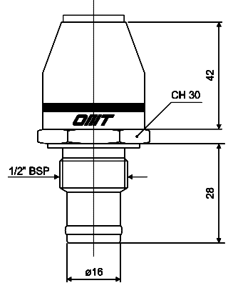 габаритні розміри DV500