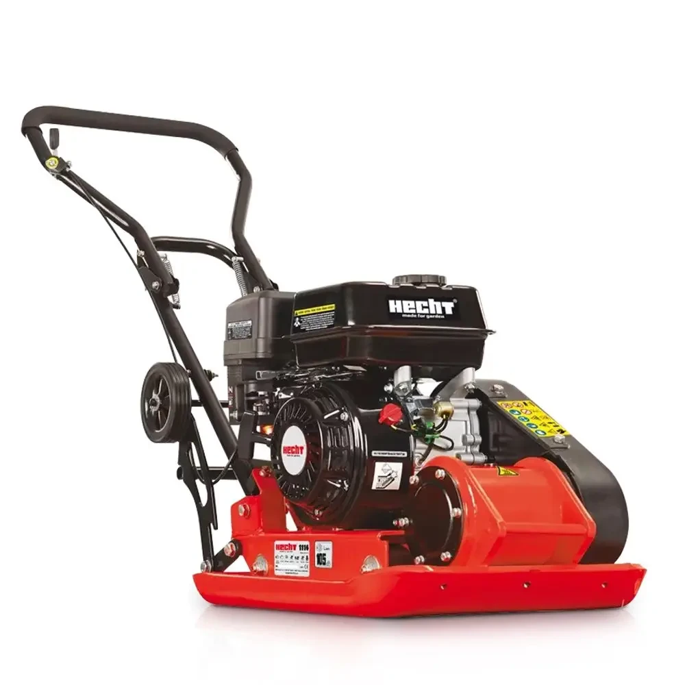 Вібраційна плита HECHT1114 бензинова чотирьохтактна 196 см³, 4,8 кВ / 6,5 к.с. при 3600 об/хв, 580 х 550 мм, 20 кН, фото 1