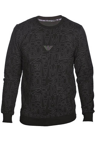 Світшот чоловічий Armani 24-24K-5036 чорний, фото 1