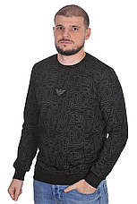 Світшот чоловічий Armani 24-24K-5036 чорний, фото 4