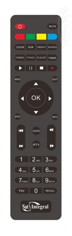 Пульт Sat-Integral T2 5052, 5052 mini (Оригінал), фото 1