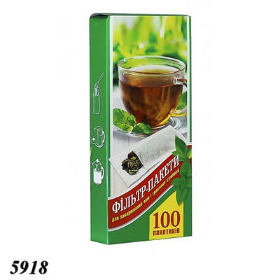 Фільтр пакети для чаю 100 шт