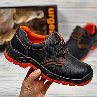 Туфли рабочие мужские, спецобувь кожаная защитная ударостойкая, безопасная обувь мужская повседневная, польша