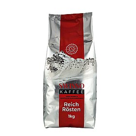 Кава в зернах Swisso Kaffee Reich Rösten 1кг