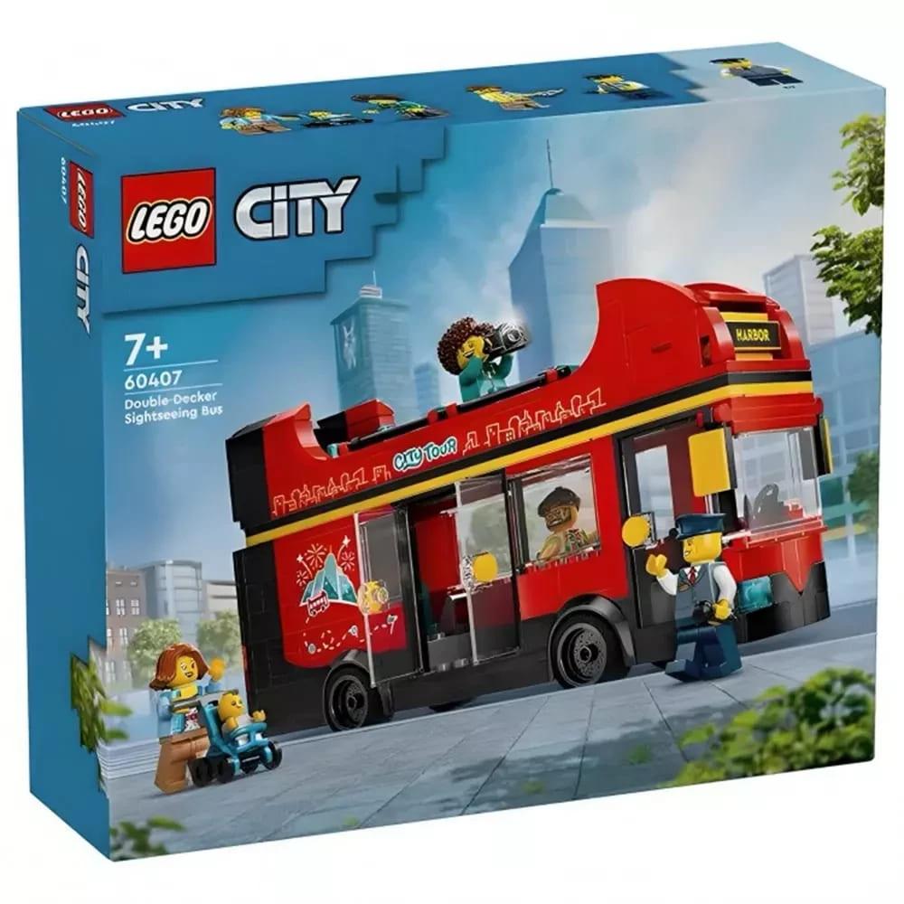 Конструктор LEGO City Червоний двоповерховий екскурсійний автобус, фото 1