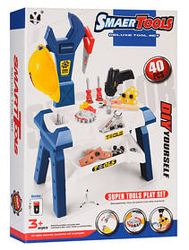 Ігровий набір іграшкові інструменти, стіл, верстак, 40 предметів