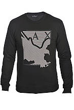 Світшот чоловічий Armani 24-5025 чорний