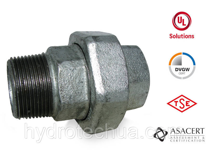 Американка 1 1/4" пряма під прокладку, ЗВ