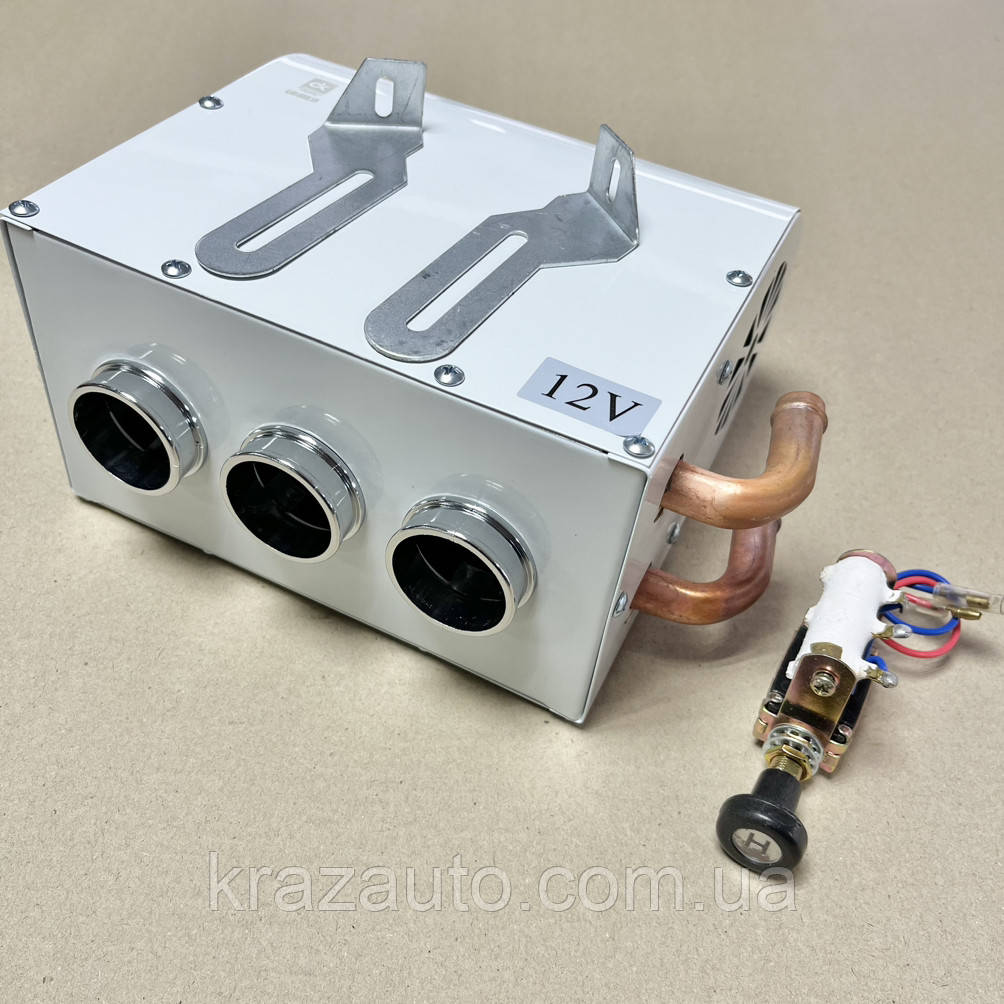 Отопитель салону 12V 3 сопла ПАЗ, Еталон, Рута (DK-41.035-1033) 32371002324
