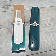 Ніж-овочечистка з неіржавкої сталі 2 в 1 у футлярі KNIFE Зелений (KG-11911), фото 6