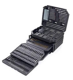 Набір свердел, коронки, біти, зубила Kraft&Dele KD998 (300шт, Кейс)