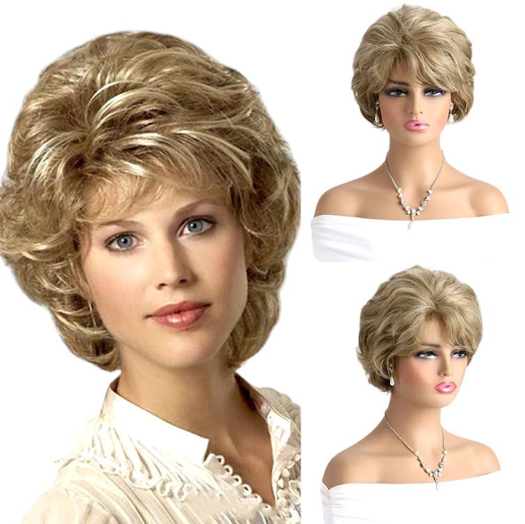 Перука коротка світло-русява VC WIG-399