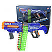 Іграшковий автомат кулемет для дітей на акумуляторі зі стрічкою та звуками пострілів 40 м'яких патронів у наборі, фото 8