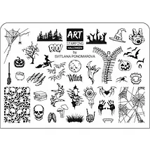 Пластина для стемпінгу "ART STAMPING" by Vakula Halloween