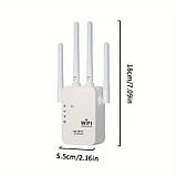 Розширювач зони покриття, підсилювач сигналу WiFi 300Mbps 2.4 GHz, фото 4