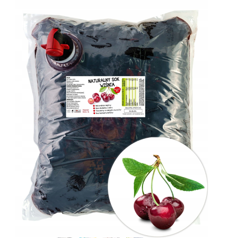 Сік вишневий 100% - NFC Cherry Juice - 3 л