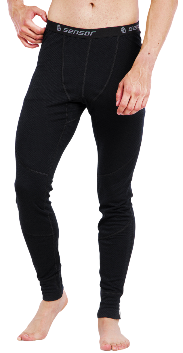Чоловічі термоштани Sensor Merino DF, S (Black)