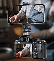 Металевий утримувач для телефону з холодним черевиком Leaplight LYJ1, фото 3