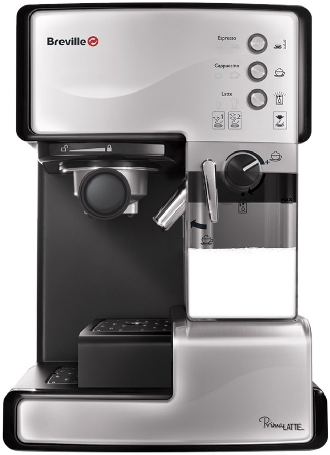 Ріжкова кавоварка еспресо Breville PrimaLatte VCF045X