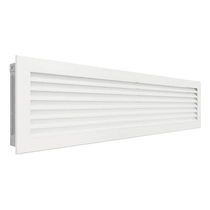 Вентиляційна решітка для каміна SAVEN Hide 17x70 біла, фото 3