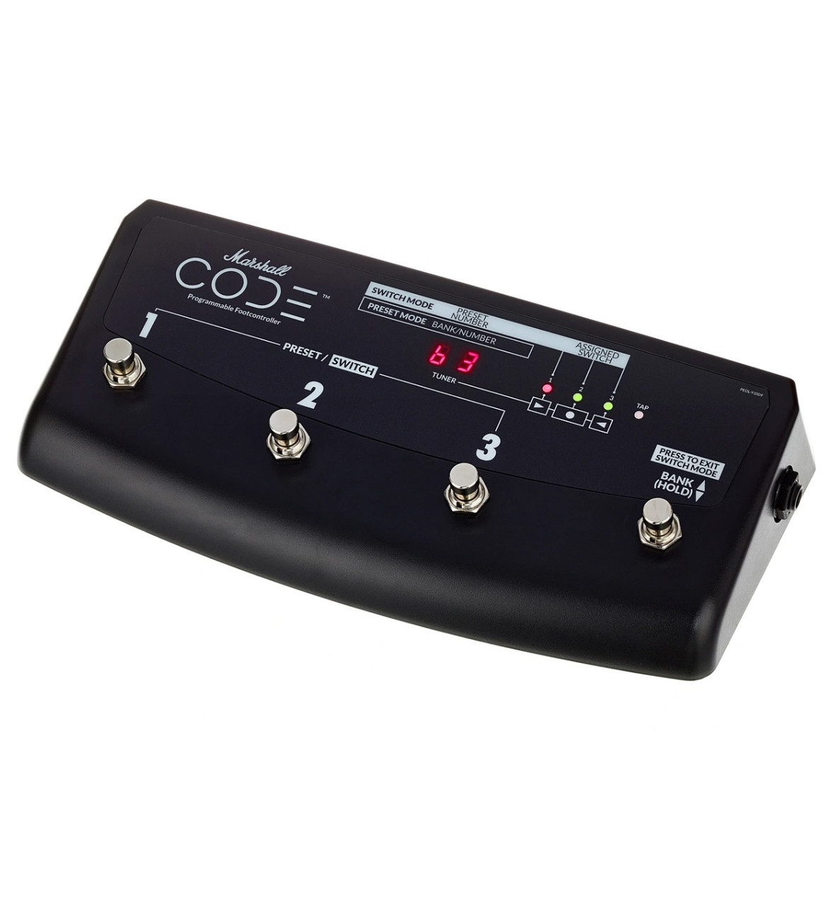 Футсвіч для комбопідсилювача MARSHALL PEDL-91009 FOOTSWITCH FOR CODE SERIES