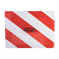 Таблиця для негабаритного вантажу 40х30 см з червоним ліхтариком LED права