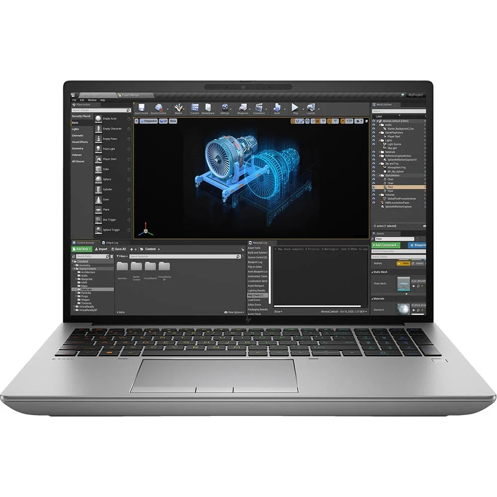 Ноутбук HP ZBook Fury 16 G10 (98J79ET#ABF) Silver 16" WUXGA/i7-13700HX/16GB DDR5/16GB/RTX A1000/1TB/Win 11 Pro