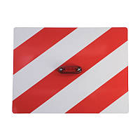 Таблиця для негабаритного вантажу 40х30 см з червоним ліхтариком LED ліва