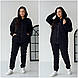 Костюм жіночий спортивний 7715тв теплий р.48-62, фото 3