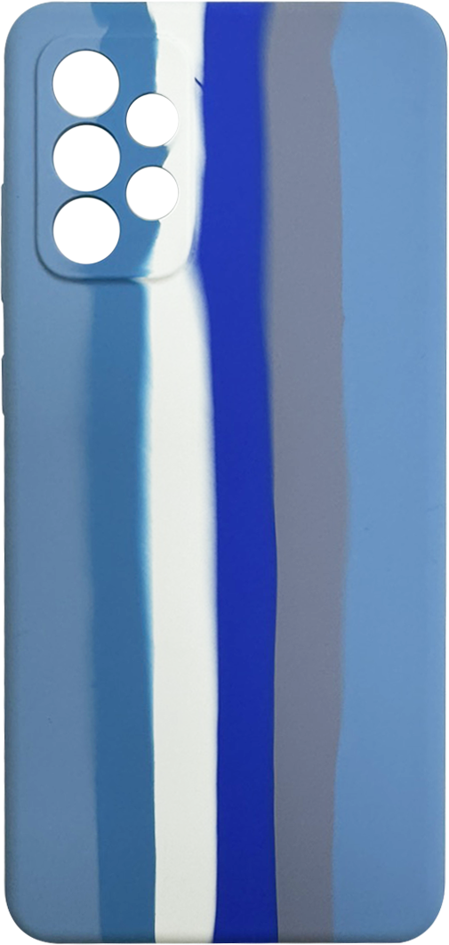 Силікон SA A725 blue Rainbow Silicone Case