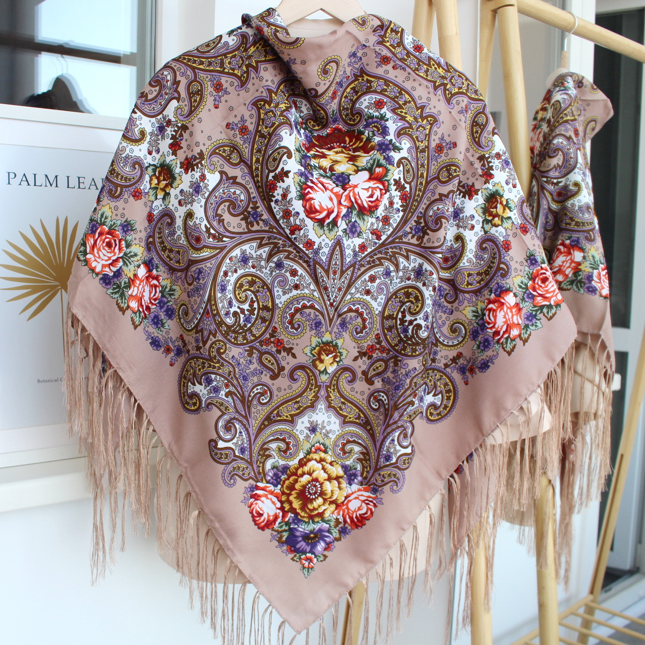 Хустка вовняна народна "Лісова пісня" код 632019, фото 1