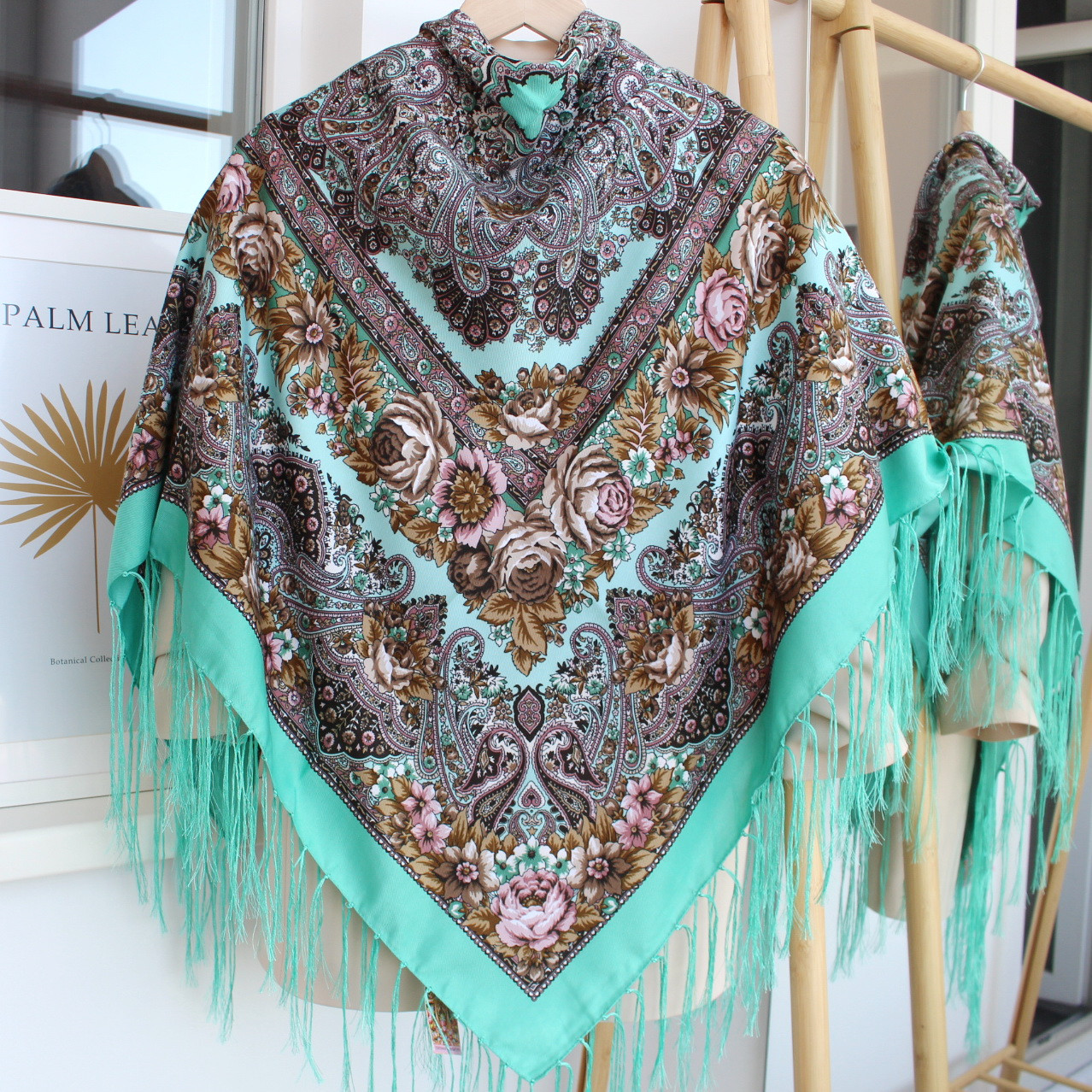 Хустка вовняна народна "Лісова пісня" код 632033, фото 1