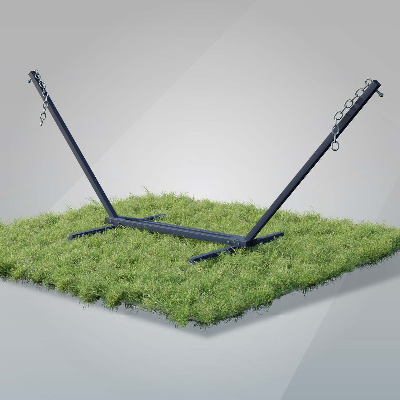 Стійка для гамака WCG Каркас для Гамака метал 50х50 графіт, фото 1