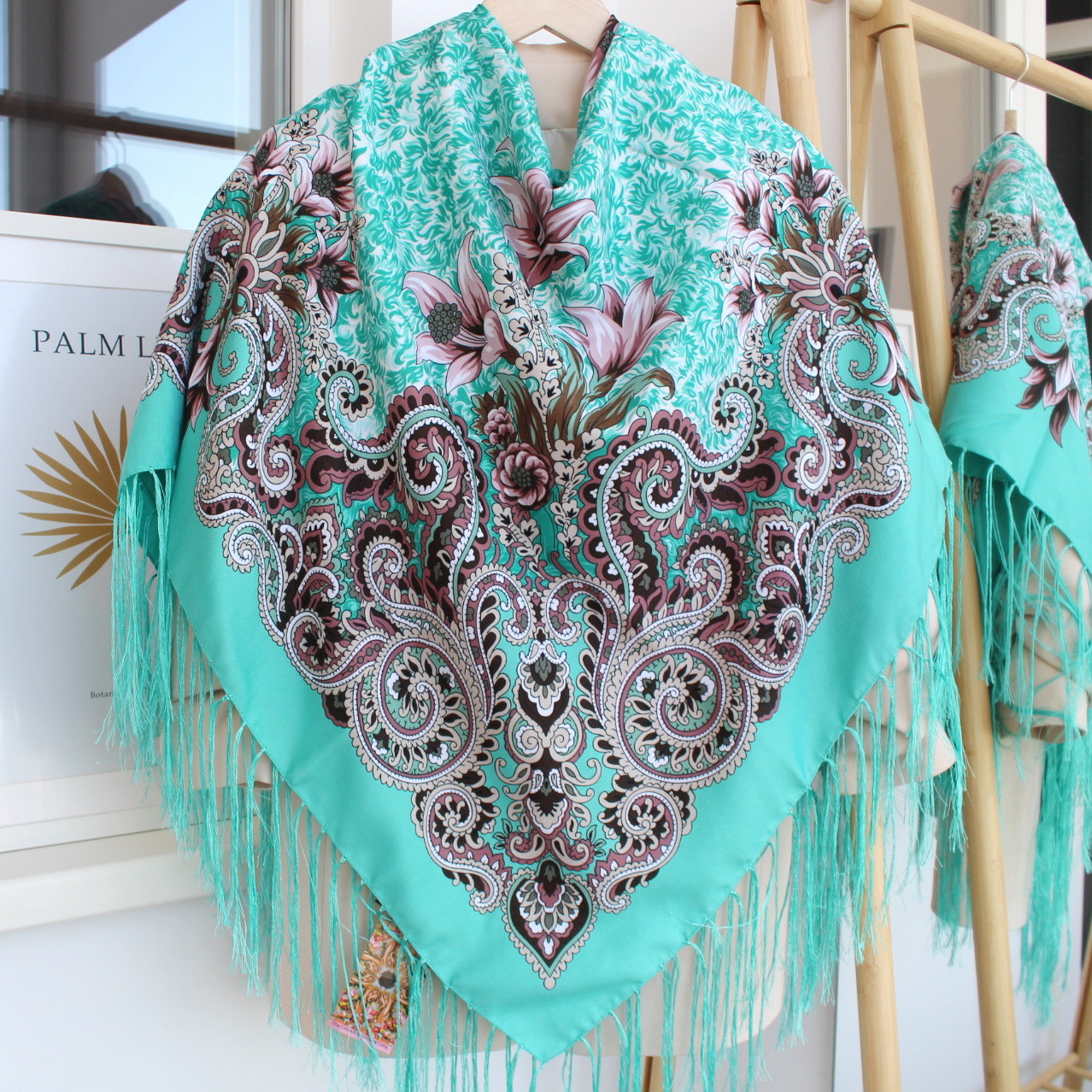 Хустка вовняна народна "Лісова пісня" код 632047, фото 1