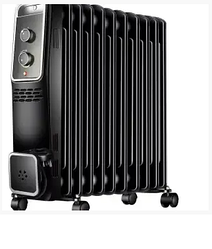 Радіатор масляний 9 секцій 2400Вт RAF 0929 з вентилятором