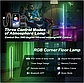 Кутовий підлоговий RGB 360 Торшер 140 см, фото 7