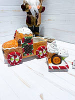 Банка для солодощів керамічна Прянична Машина 1.1л 24х12х20см, фото 6