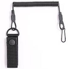 Страхувальний спіральний ремінь (тренчик) чорний