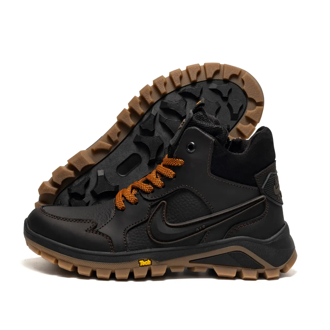 Підліткові зимові черевики Winter Yu Bu New Black р. 36 37 38 39, фото 1