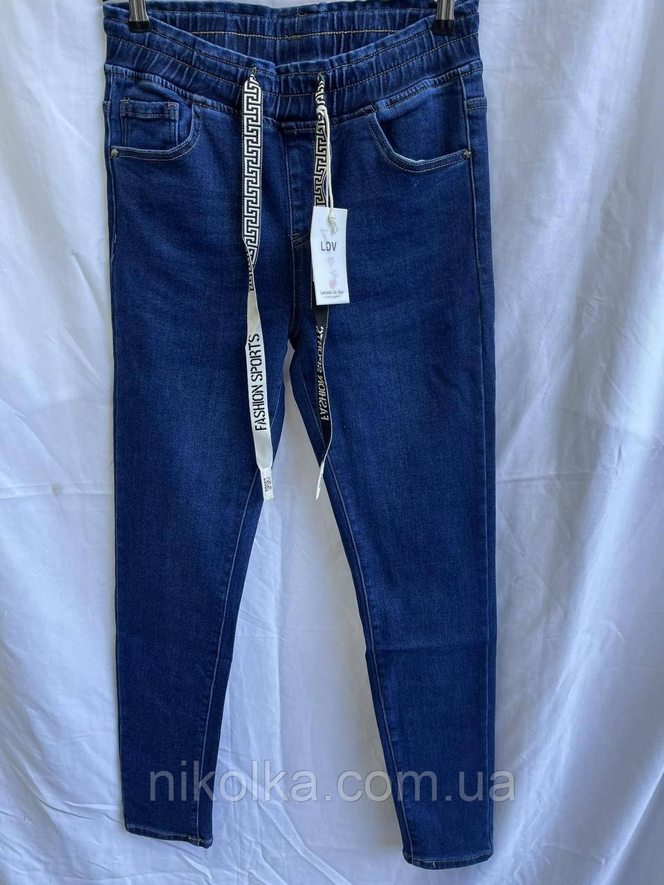 Джинси утеплені жіночі оптом, 30-42 рр., арт. Si-MZX1115, фото 1