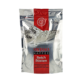 Кава розчинна Swisso Kaffee Reich Rösten дойпак 120г