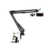 Настільний штатив з гнучким регулюванням та міцний тримач до телефону PH17, фото 2