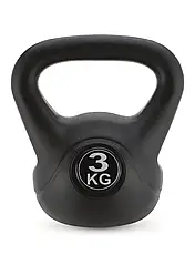 Гиря вінілова 3 кг Gymtek чорна