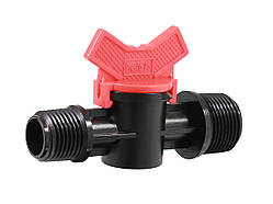 Кран кульовий низького тиску ЗР 1/2" х 3/4"