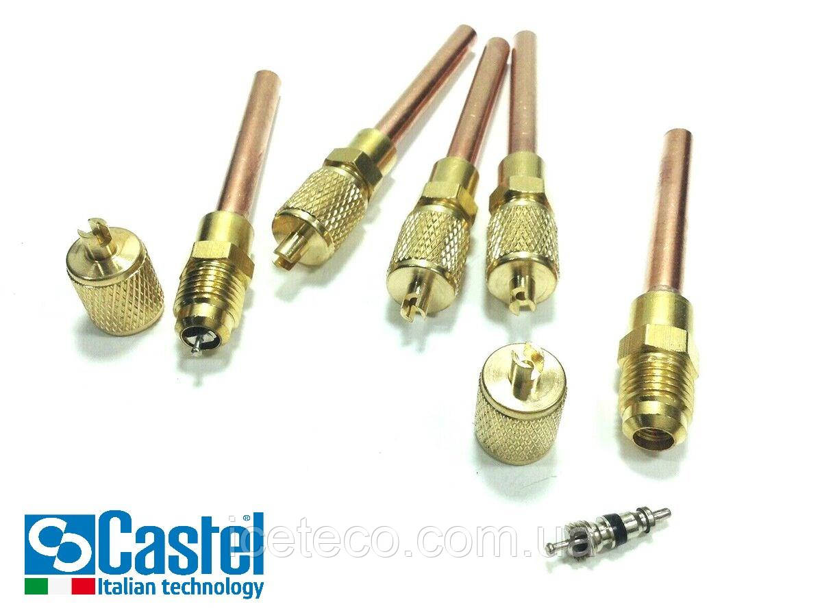 Вентиль тип Шредер AX346 Castel (заправний штуцер)