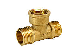 Трійник 1/2"ВР-1/2"ЗР-1/2"ВР - латунь